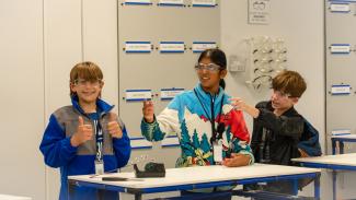 Campers in Lean Lab