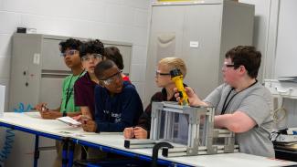 Campers in Lean Lab