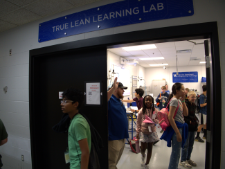 Campers in Lean Lab