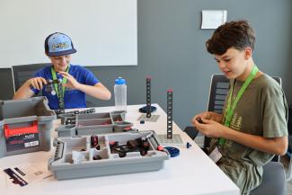 Campers during activity
