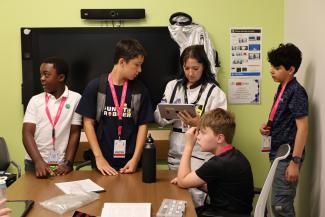 Campers during activity