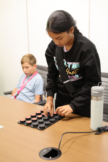 Camper during activity