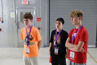 Camper during activity