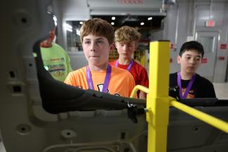 Camper during activity