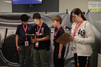 Campers during activity
