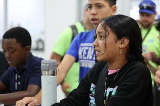 Campers during activity