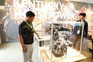 Campers with engine simulation
