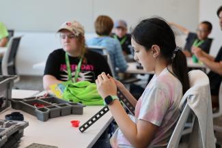 Campers during activity