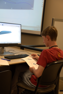 Camper 3D drawing racing car