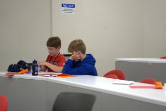 Campers during airplane session