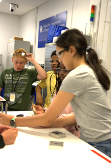 Campers in Lean lab